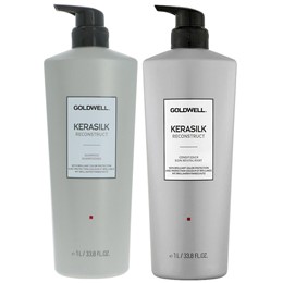 DẦU GỘI XẢ SIÊU PHỤC HỒI GOLDWELL KERASILK RECONSTRUCT 1000ML