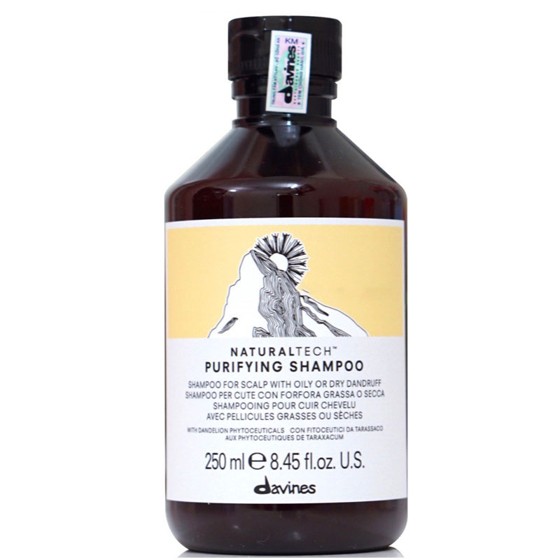 Dầu gội cho da đầu bị gàu DAVINES PURIFYING Shampoo 250ml