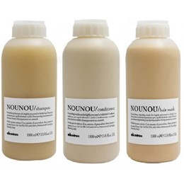 COMBO BỘ SẢN PHẨM NOUNOU DAVINES CHỮA TRỊ TÓC HƯ TỔN 1000ML