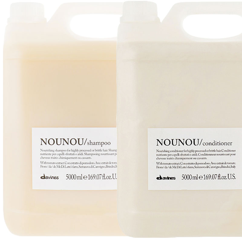 Dầu gội xả nuôi dưỡng làm dầy, chắc khỏe thân tóc NOUNOU DAVINES 5000ml