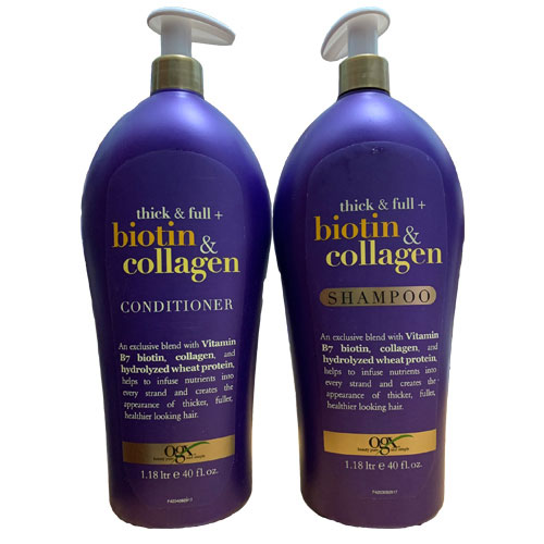 DẦU GỘI XẢ BIOTIN COLLAGEN GIÚP CHỐNG RỤNG & KÍCH THÍCH MỌC TÓC 1180ML