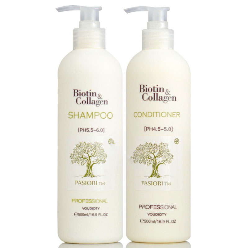 DẦU GỘI XẢ BIOTIN COLLAGEN PASIORI TRỊ RỤNG TÓC VÀ PHỤC HỒI SIÊU MỀM MƯỢT 500ML