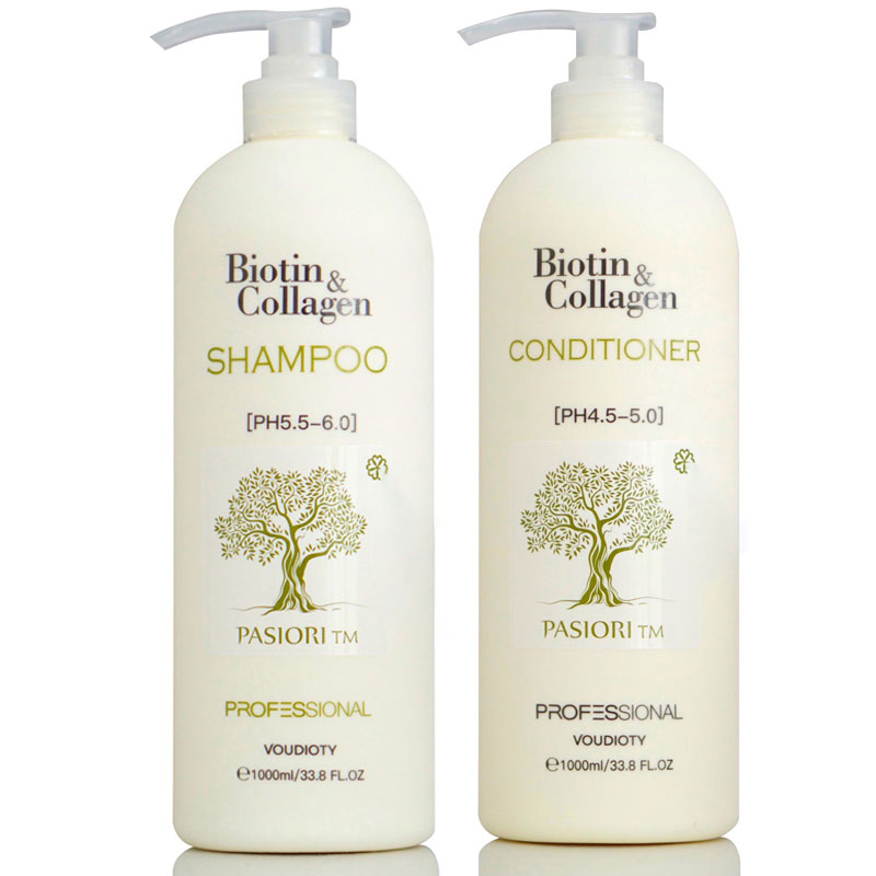 DẦU GỘI XẢ BIOTIN COLLAGEN PASIORI TRỊ RỤNG VÀ PHỤC HỒI SIÊU MỀM MƯỢT 1000ML