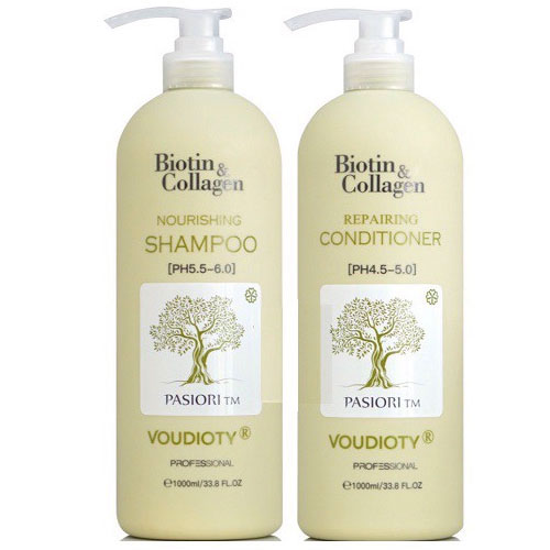 DẦU GỘI XẢ BIOTIN COLLAGEN VOUDIOTY (2021) DÀNH CHO TÓC DẦU 1000ML