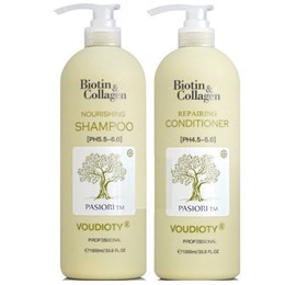 DẦU GỘI XẢ BIOTIN COLLAGEN VOUDIOTY (2021) DÀNH CHO TÓC DẦU 1000ML