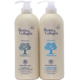 DẦU GỘI XẢ BIOTIN COLLAGEN (TRẮNG) PHỤC HỒI CHỐNG RỤNG TÓC 1000ML