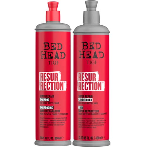 DẦU GỘI XẢ PHỤC HỒI TÓC HƯ TỔN TIGI BED HEAD RESURRECTION 400ML