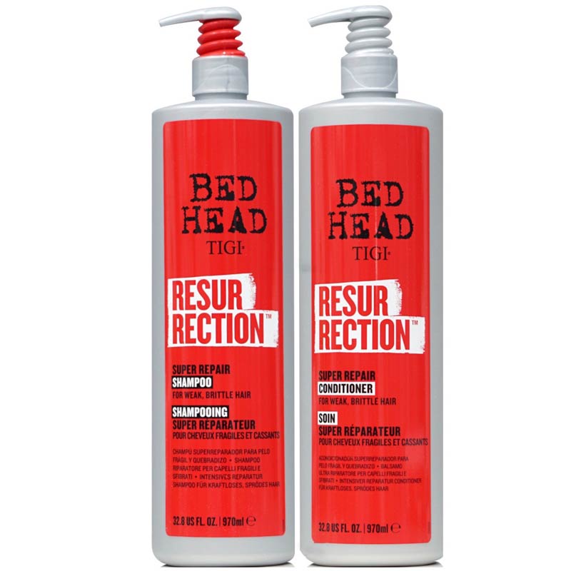 DẦU GỘI XẢ PHỤC HỒI TÓC HƯ TỔN TIGI BED HEAD RESURRECTION 970ML