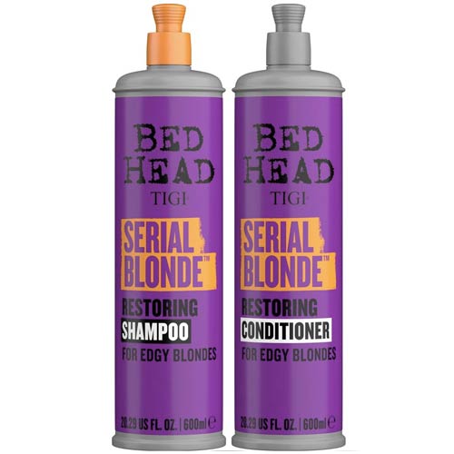 DẦU GỘI XẢ DƯỠNG MÀU TÓC NHUỘM TIGI BED HEAD SERIAL BLONDE 400ML