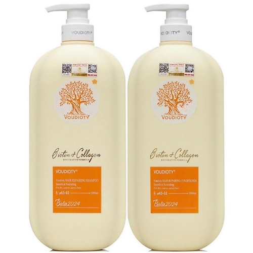 DẦU GỘI XẢ BIOTIN COLLAGEN REPAIR (2024) PHỤC HỒI VÀ KÍCH THÍCH MỌC TÓC 1000ML