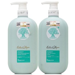 DẦU GỘI XẢ BIOTIN COLLAGEN VOUDIOTY TÓC, GÀU, KIỀM DẦU 500ML