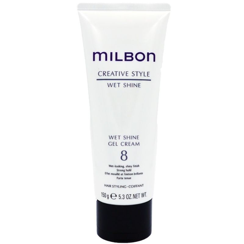 Gel giữ nếp tóc Milbon Wet Shine Cream tạo hiệu ứng bóng ướt 150g