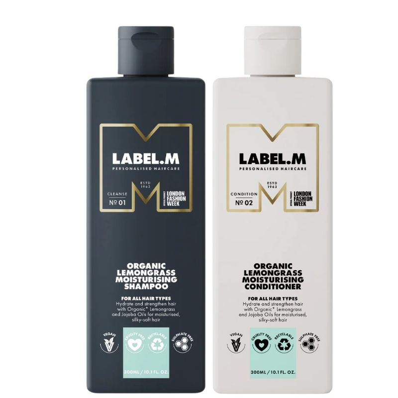 DẦU GỘI XÃ HƯƠNG SẢ CHANH LABEL.M ORGANIC MOISTURISING LEMONGRASS 300ML