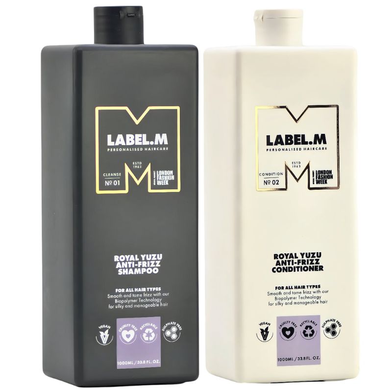 DẦU GỘI XÃ DƯỠNG ẨM & GIÚP TÓC MỀM MƯỢT LABEL.M ANTI FRIZZ 1000ML