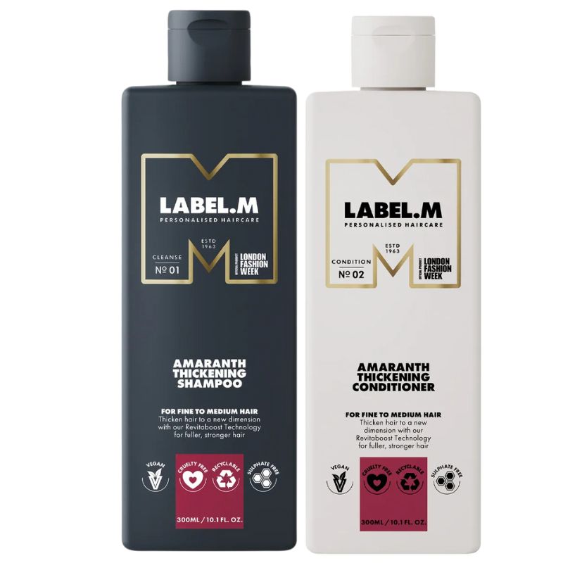 DẦU GỘI XÃ LÀM DÀY VÀ TĂNG PHỒNG TÓC LABEL.M THICHKENING 300ML