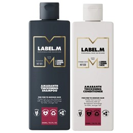 DẦU GỘI XÃ LÀM DÀY VÀ TĂNG PHỒNG TÓC LABEL.M THICHKENING 300ML