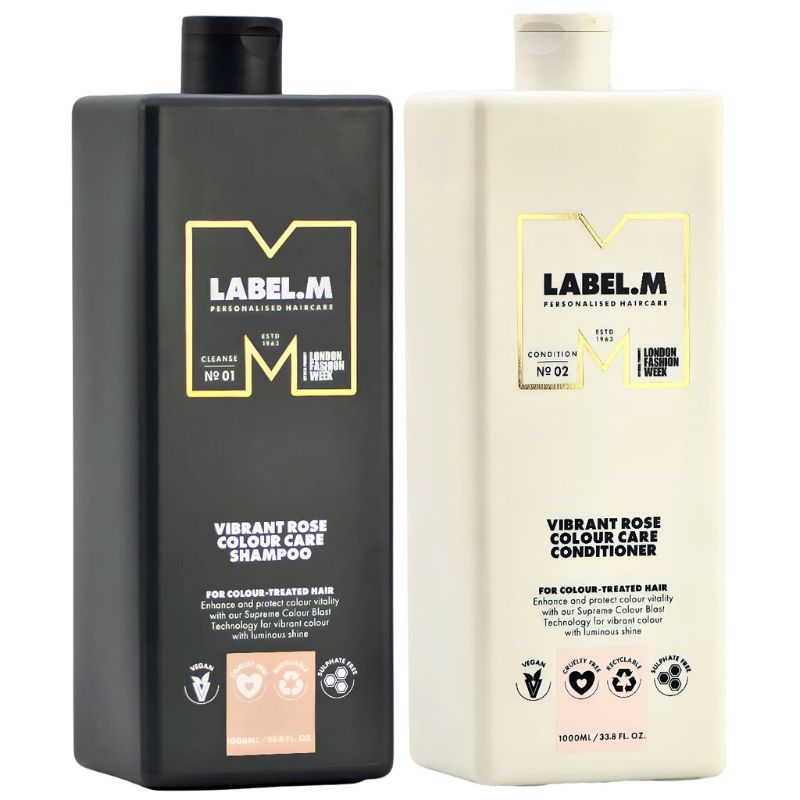 Dầu gội xã dưỡng màu tóc nhuộm làm bóng tóc và chống tia cựa tím Label.m Colour Stay Shampoo 1000ml