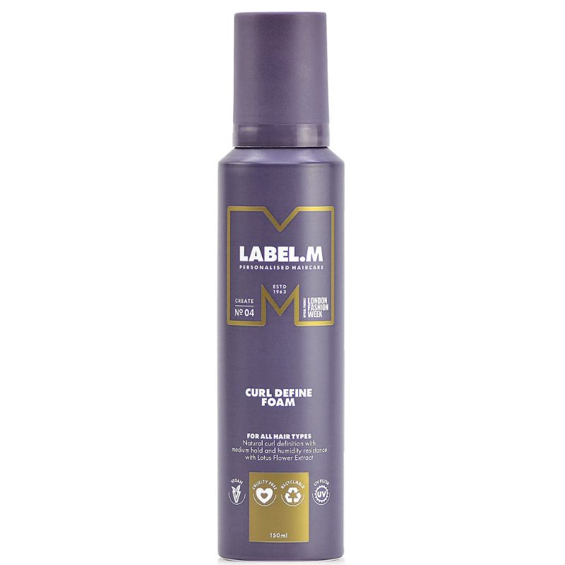 KEM BỌT TẠO KIỂU TÓC UỐN XOĂN LABEL.M NEW CURL DEFINE FOAM 150ML