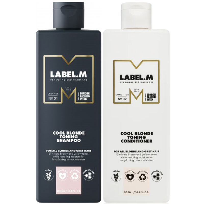 DẦU GỘI XÃ GIỮ MÀU TÓC NHUỘM LABEL.M BRIGHTENING BLONDE 250ML