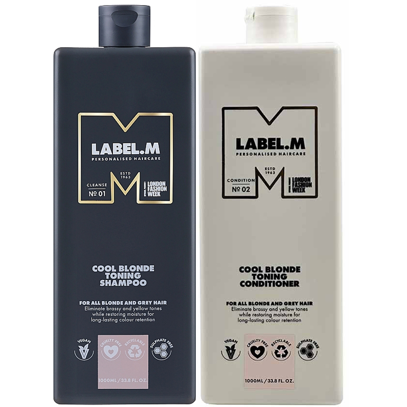 DẦU GỘI XÃ GIỮ MÀU TÓC NHUỘM LABEL.M TONING BLONDE 1000ML