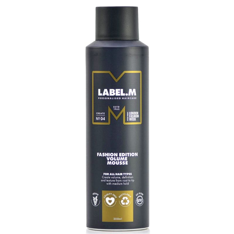 Mousse tạo kiểu Label.m giúp tăng phồng tóc Volume 200ml
