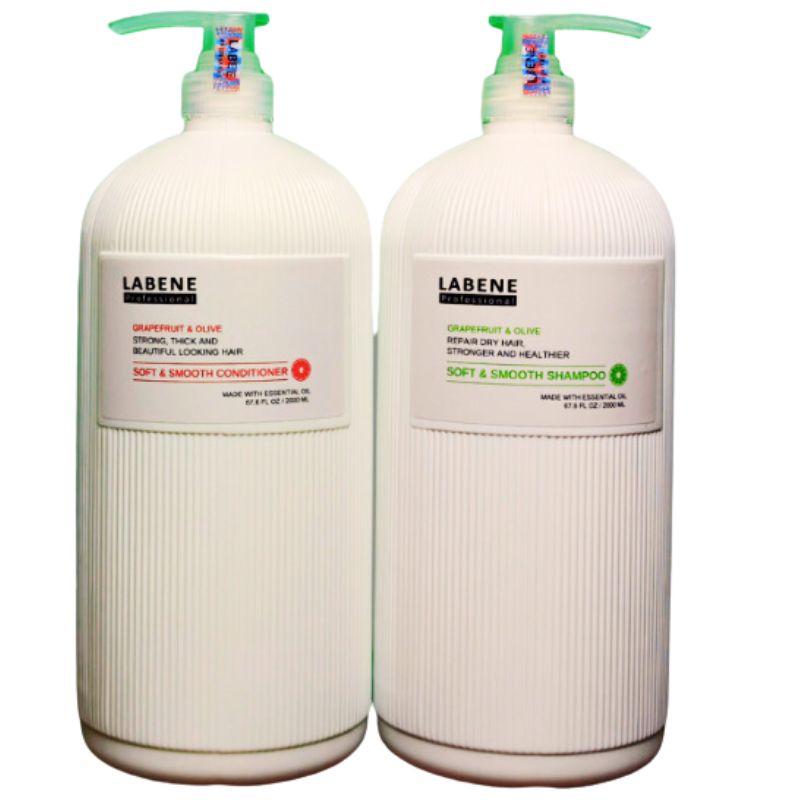 Dầu gội xả Labene Soft Smooth phục hồi tóc siêu mềm mượt 2000ml Dầu gội xả Labene Soft Smooth phục hồi tóc siêu mềm mượt 2000ml