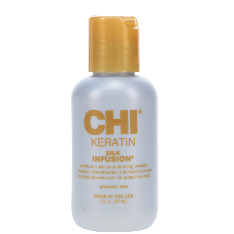 TINH CHẤT DƯỠNG BÓNG CHI KERATIN SILK INFUSION 59ML