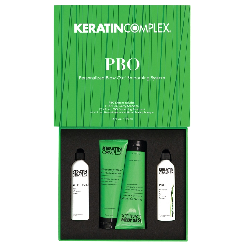 Bộ sản phẩm Keratin Complex PBO làm mượt tóc linh hoạt Blow Out Smoothing System 118ml