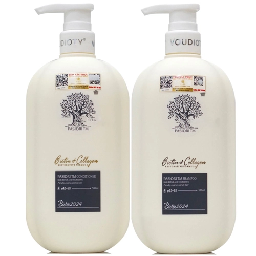 DẦU GỘI XẢ BIOTIN COLLAGEN (TRẮNG) PHỤC HỒI CHỐNG RỤNG TÓC 500ML