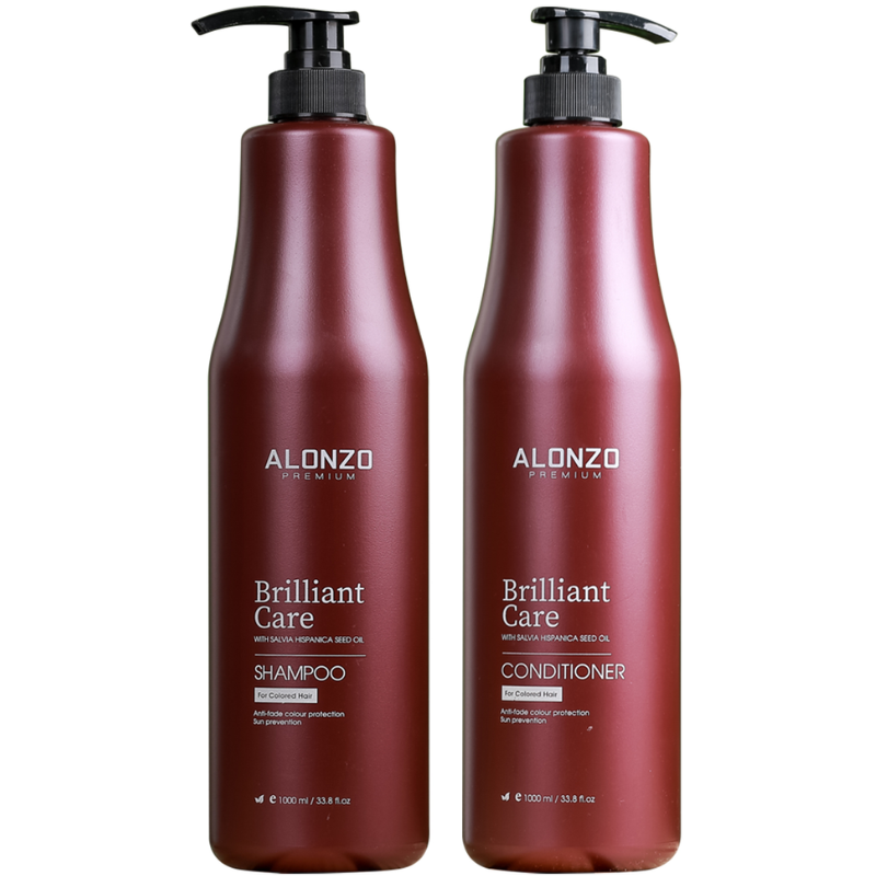 Dầu gội xã Alonzo Brilliant chăm sóc tóc nhuộm 1000ml