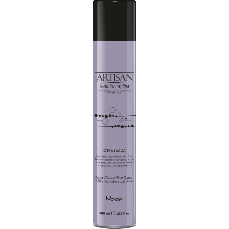 Gôm tạo kiểu cứng Nook C'era Lacca Memory Effect Spray Lacquer 500ml
