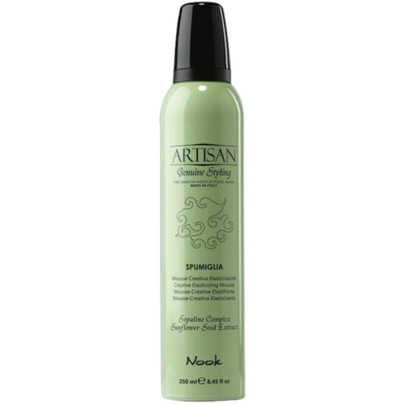 Bọt tạo kiểu NOOK dành cho tóc uốn độ cứng vừa Spumiglia Creative Elasticizing Mousse 250ml