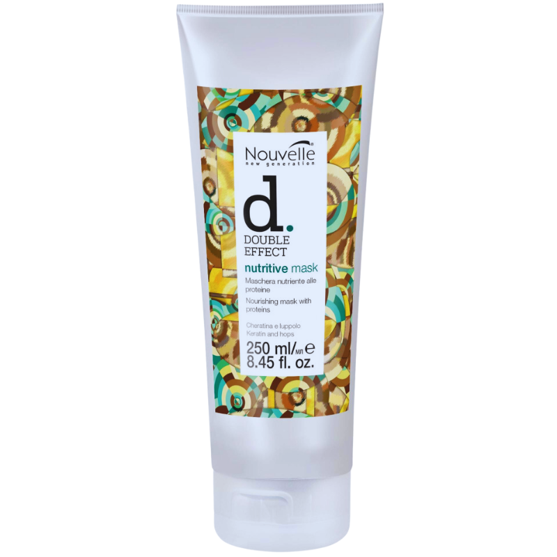 HẤP DẦU, DẦU XẢ KERATIN & DƯỢC THẢO DƯỠNG TRỊ TÓC HƯ TỔN NOUVELLE DOUBLE EFFECT 250ML