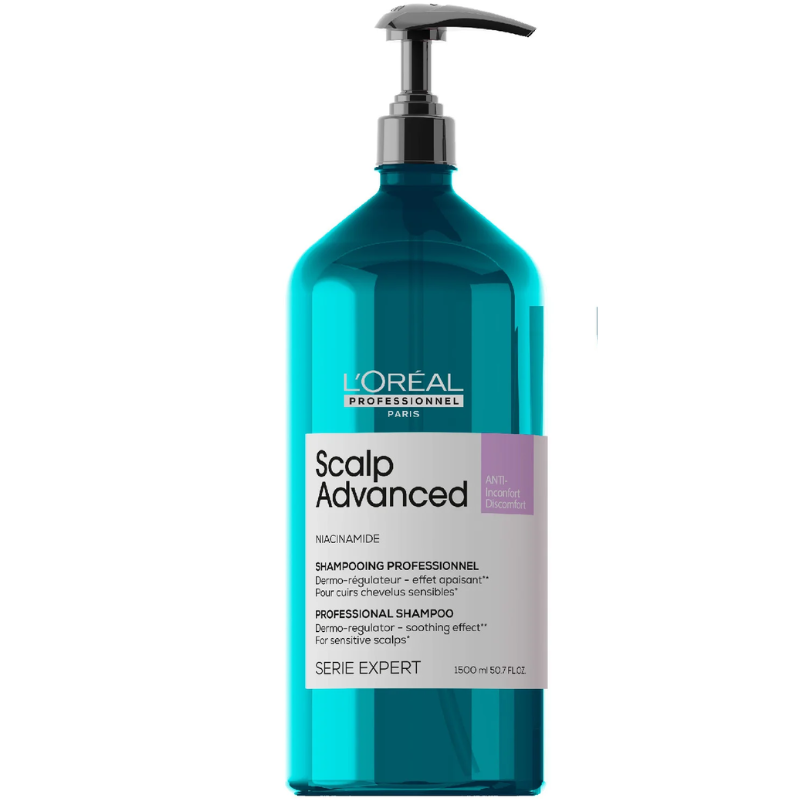 DẦU GỘI L'OREAL SCALP ADVANCED DÀNH CHO DA ĐẦU NHẠY CẢM 1500ML