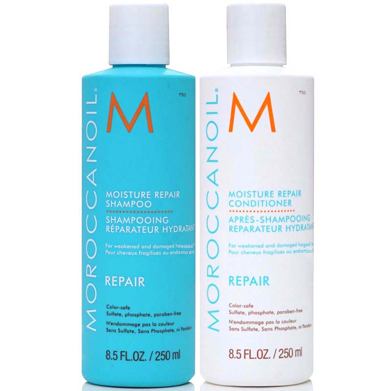 DẦU GỘI XẢ MOROCCANOIL PHỤC HỒI TÓC HƯ TỔN REPAIR 250ML x 2
