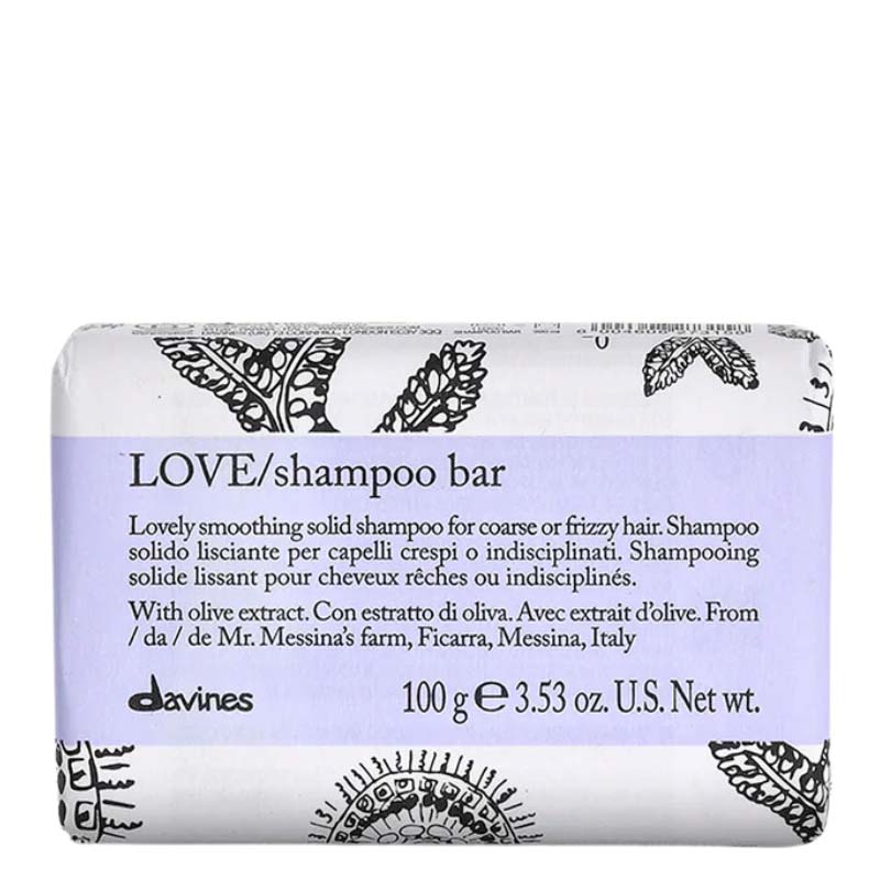 Dầu gội Davines Love Bar dạng bánh dành cho tóc thô và bông xù 100g