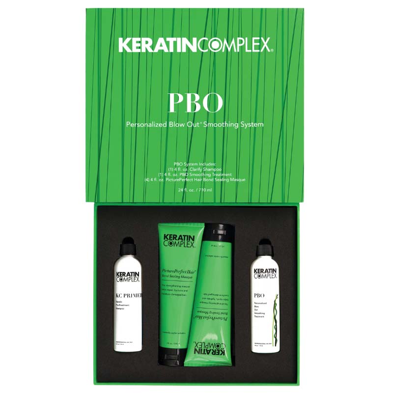 Bộ sản phẩm Keratin Complex PBO làm mượt tóc linh hoạt Blow Out Smoothing System 118ml