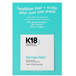 Dầu gội K18 làm sạch sâu da đầu Peptide Prep Detox 7ml