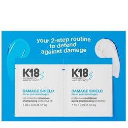 Dầu gội xả K18 Damage Shield Protective dưỡng ẩm và phục hồi tóc 2x7ml