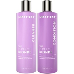 Dầu gội xả Pravana loại bỏ ánh sắc vàng The Perfect Blonde Purple Toning 325ml
