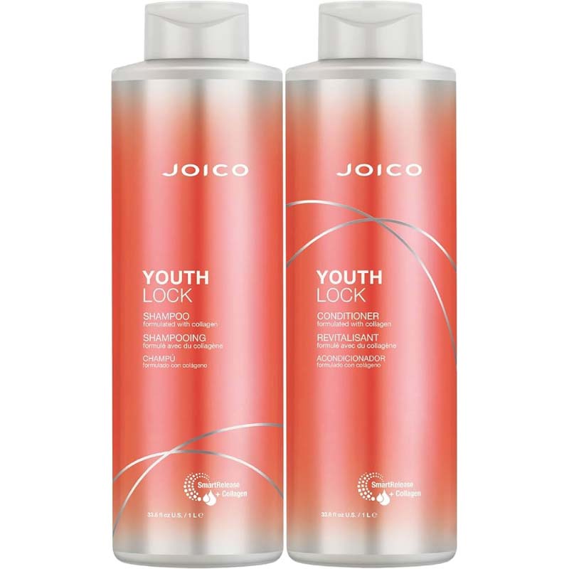 DẦU GỘI XẢ JOICO YOUTH LOCK BỔ SUNG COLLAGEN CHO TÓC 1000ML