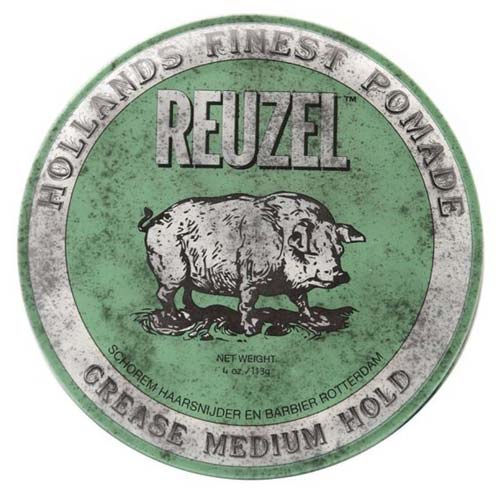 SÁP REUZEL GREEN POMADE GREASE GIỮ NẾP TÓC TRUNG BÌNH CÓ ĐỘ BÓNG VỪA 113G