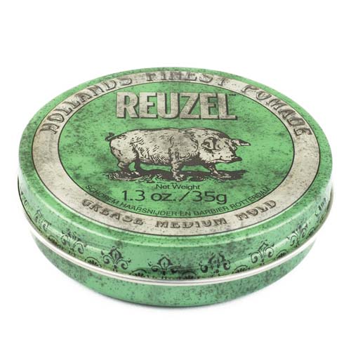 SÁP REUZEL GREEN POMADE GREASE GIỮ NẾP TÓC TRUNG BÌNH CÓ ĐỘ BÓNG VỪA 35G SÁP REUZEL GREEN POMADE GREASE GIỮ NẾP TÓC TRUNG BÌNH CÓ ĐỘ BÓNG VỪA 35G
