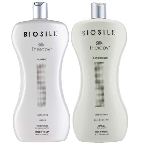 DẦU GỘI XÃ BÓNG MƯỢT BIOSILK SILK THERAPY 1000ML