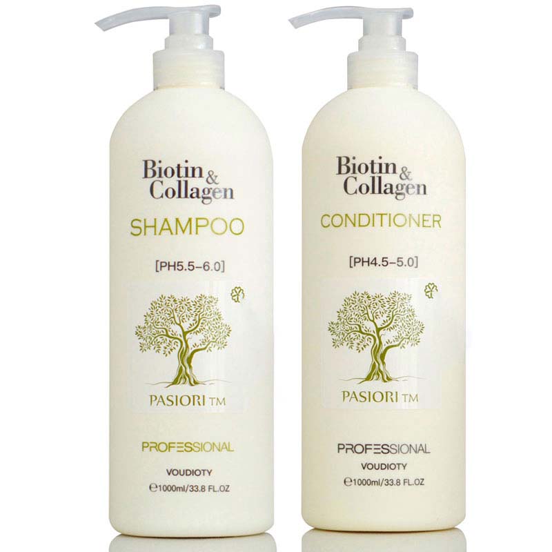 DẦU GỘI XẢ BIOTIN COLLAGEN PASIORI TRỊ RỤNG VÀ PHỤC HỒI SIÊU MỀM MƯỢT 1000ML