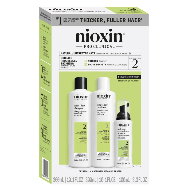 BỘ DẦU GỘI XÃ VÀ TINH DẦU NIOXIN HỖ TRỢ CHỐNG RỤNG TÓC (HỆ THỐNG 2) 300ML