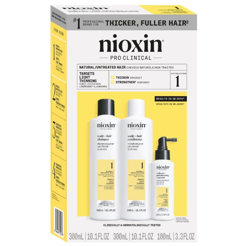 BỘ DẦU GỘI XÃ VÀ TINH DẦU NIOXIN HỖ TRỢ CHỐNG RỤNG TÓC (HỆ THỐNG 3) 300ML