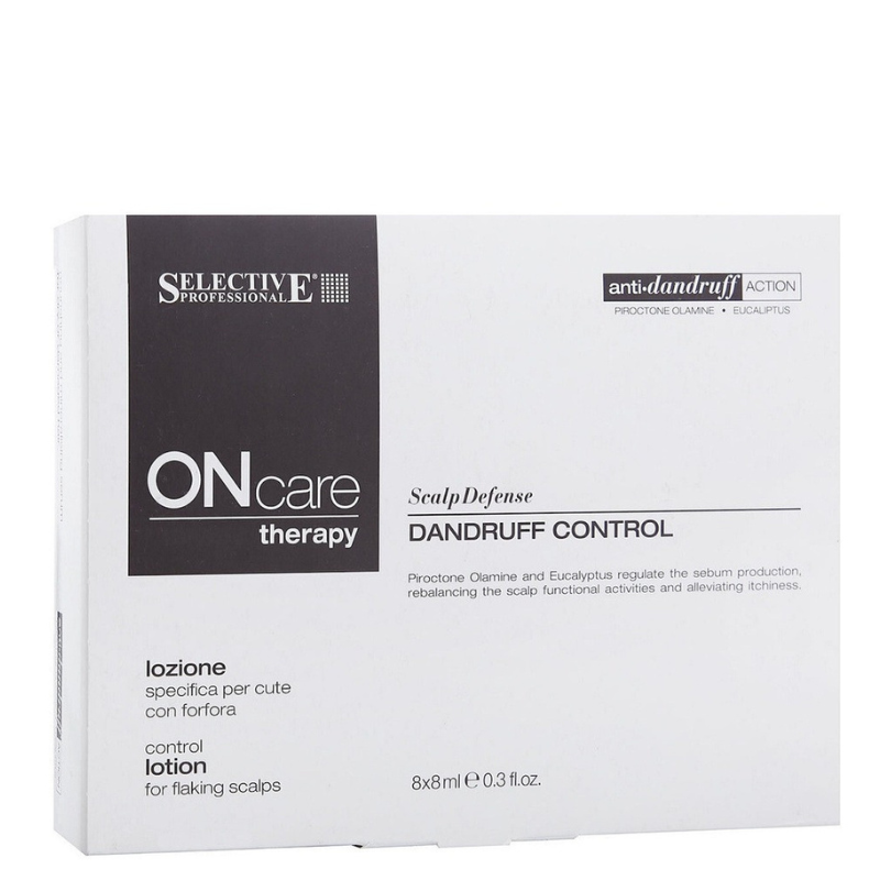 TINH DẦU HỖ TRỢ TRỊ GÀU DANDRUFF CONTROL LOTION SELECTIVE 8x8ML