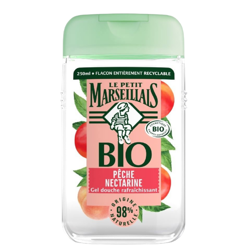 Sữa tắm Le Petit Marseillais 98% hữu cơ hương quả đào 250ml