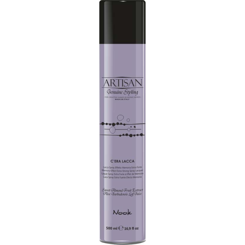 Gôm tạo kiểu cứng Nook C'era Lacca Memory Effect Spray Lacquer 500ml